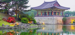 Temple in Gyeongju, South Korea