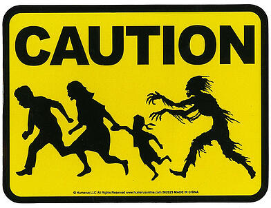 Zombie-Caution-Sticker